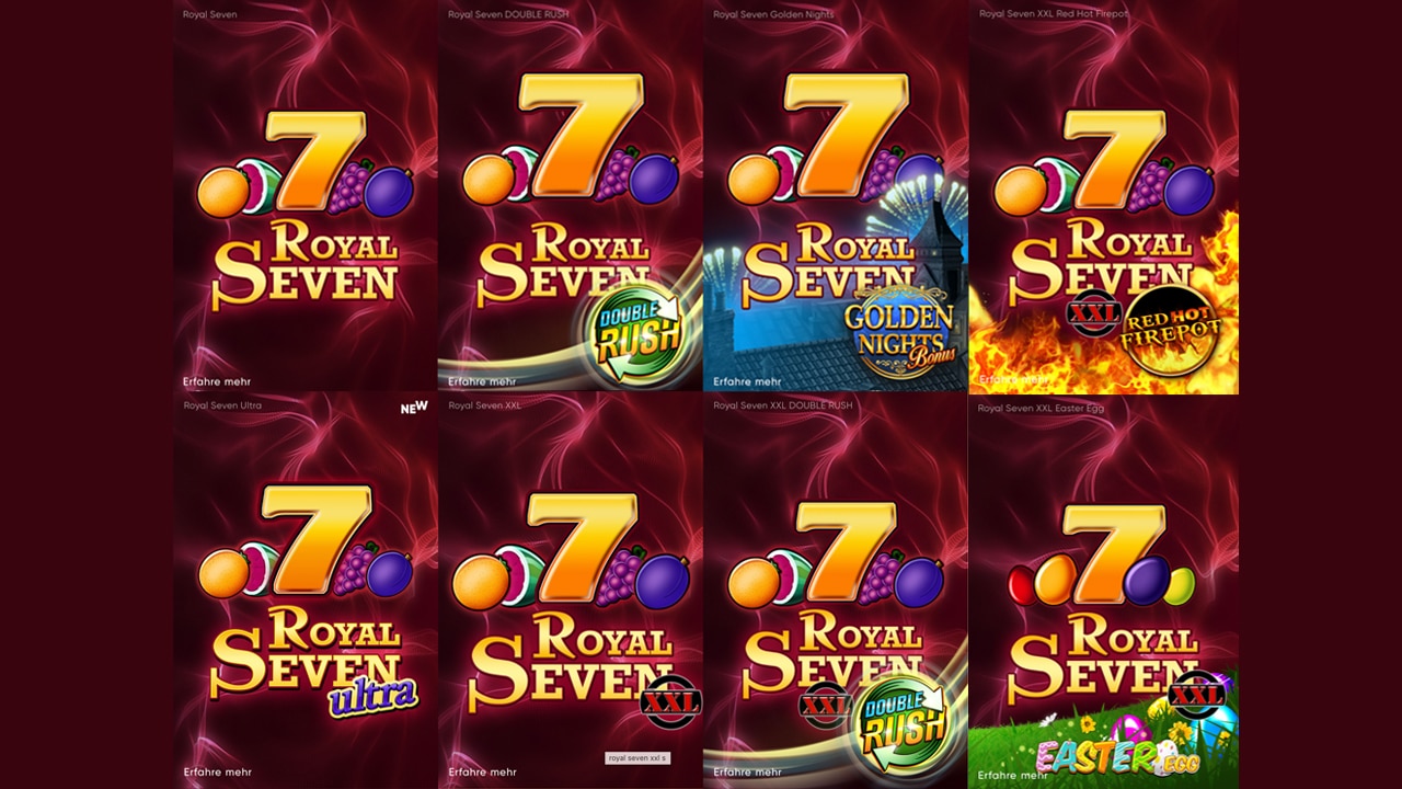 Alle Gamomat Royal Seven Slots im Test