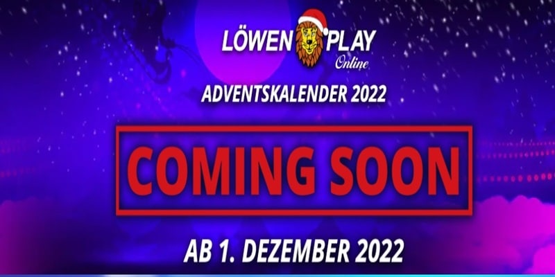 Löwen Play Adventskalender 2022 überrascht mit 32 Türchen