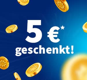 5 Euro Bonus ohne Einzahlung