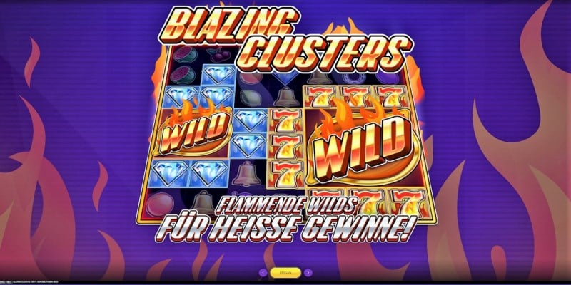 Blazing Clusters Spielautomat