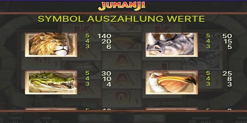 Spielautomat Jumanji