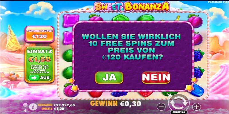 Sweet Bonanza Spielautomat