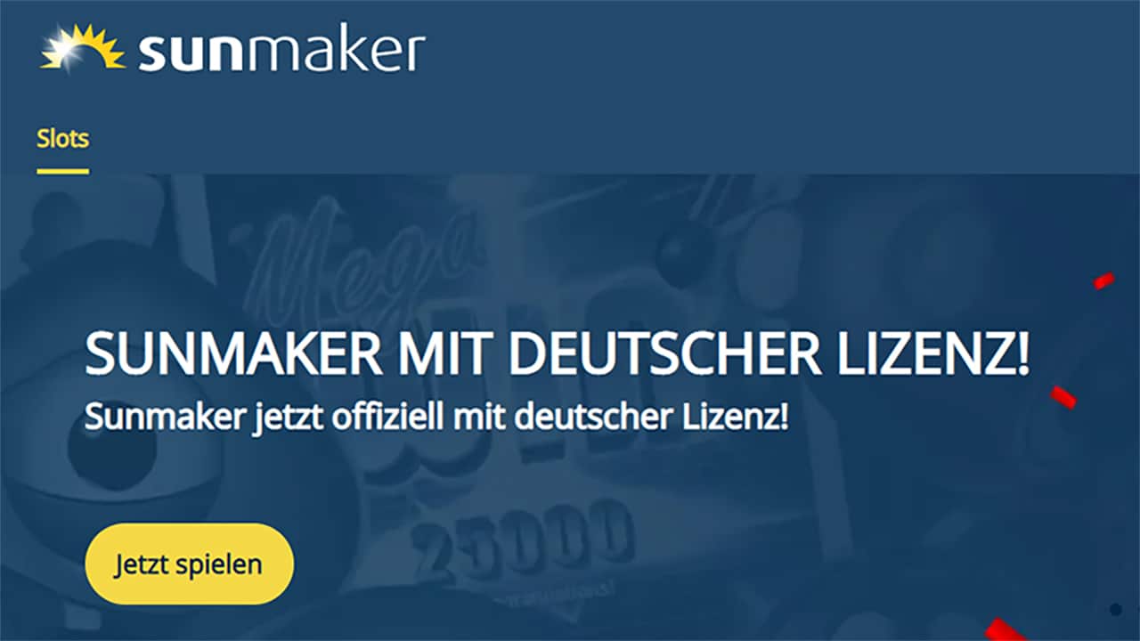 PlayCherry erhält für Sunmaker Casino deutsche Lizenz
