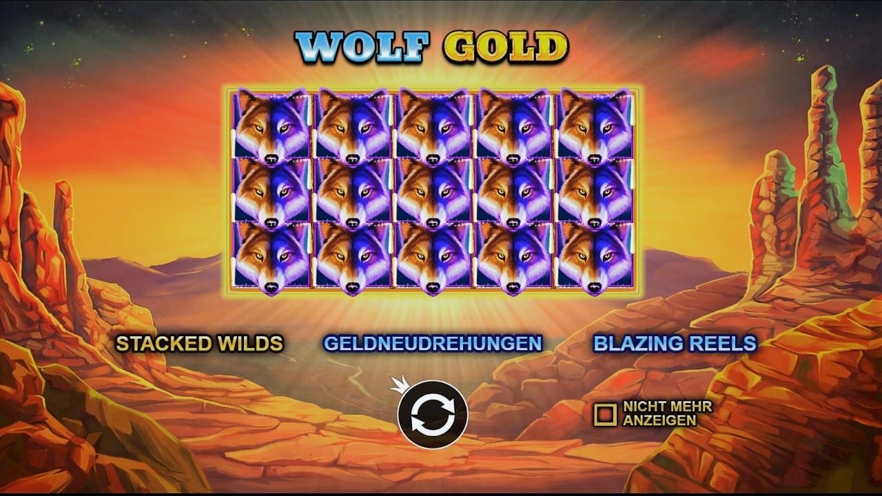 Wolf Gold Spielautomat 1280