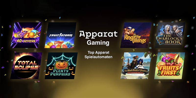 Brandneu: Online-Slots des Berliner Spieleentwickler Apparat Gaming sind jetzt bei JackpotPiraten und BingBong verfügbar!