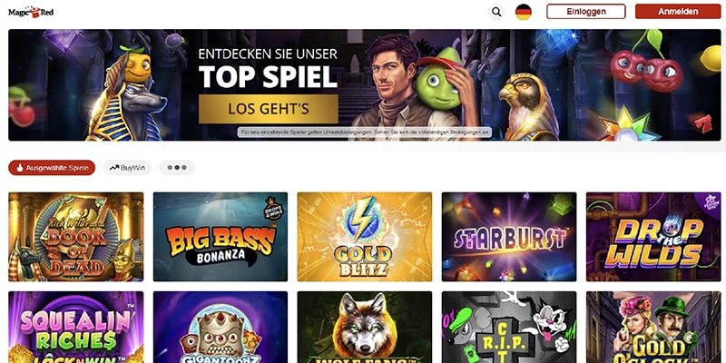 MagicRed Casino Erfahrungen Deutschland mit Testbericht