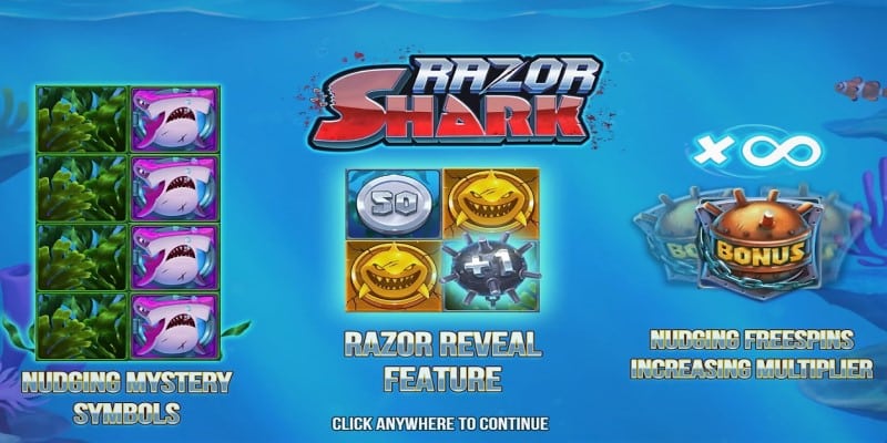 Diverse Extra-Funktion von Razor Shark