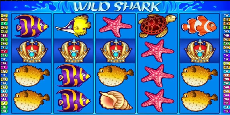 Übersicht zu Wild Shark Spielautomat