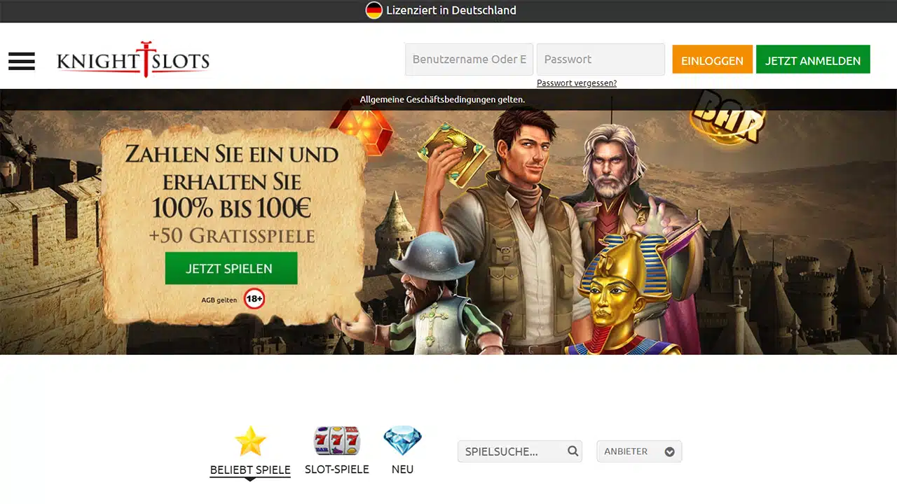 knight slots casino erfahrungen