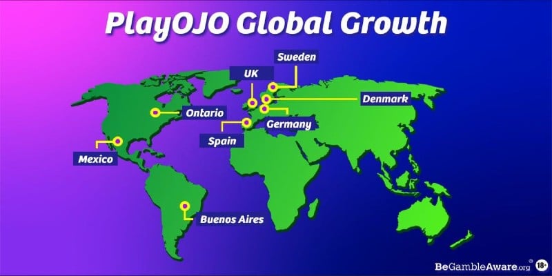 PlayOJO Familie expandiert global!