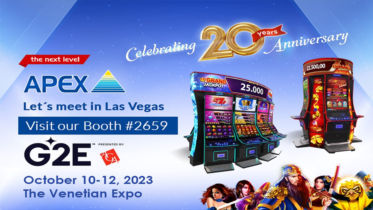 APEX Gaming auf der G2E 2023 in Las Vegas
