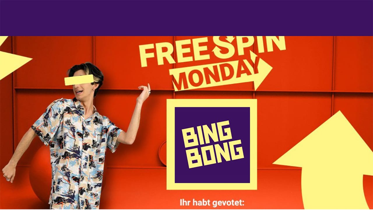 BingBong Casino Freispiele ohne Einzahlung am Montag