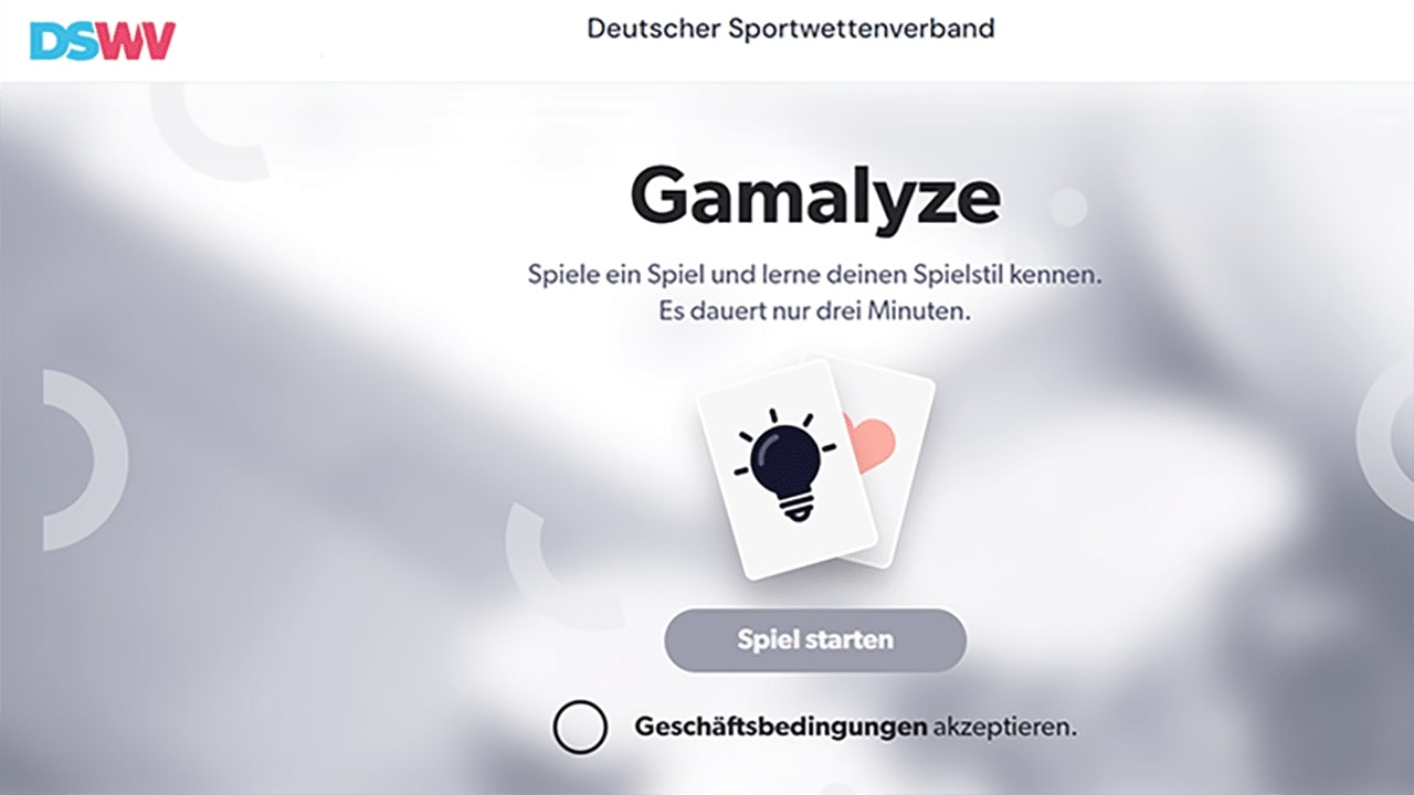 Gamalyze: Spieler Selbsttest für Deutschland