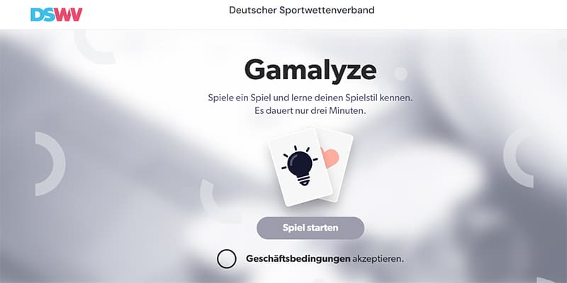 Gamalyze: Spieler Selbsttest für Deutschland