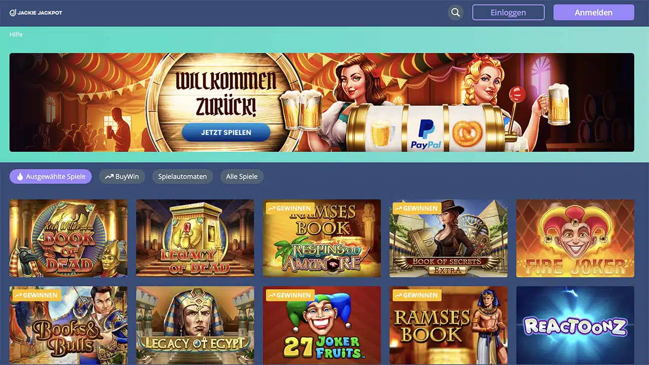 jackie jackpot casino erfahrungen deutschland