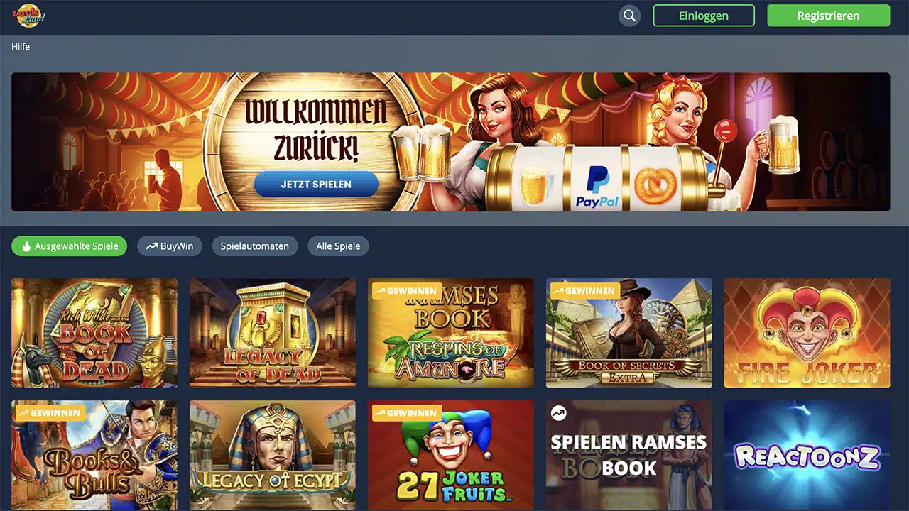 luckland casino erfahrungen deutschland test