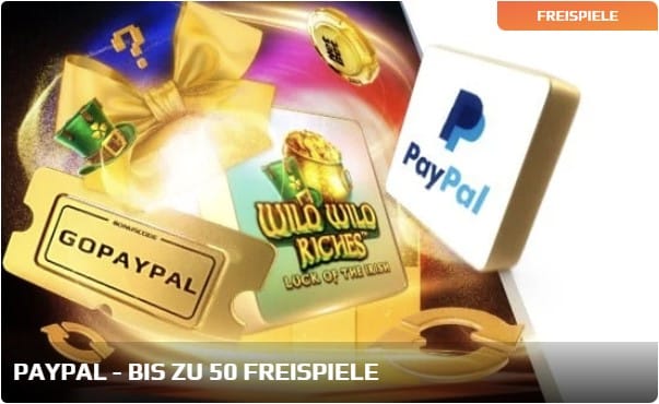 NetBet PayPal 50 Freispiele auf Wild Wild Riches