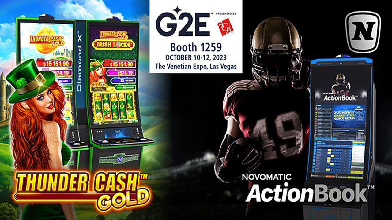 Novomatic Gaming Highlights auf der G2E Las Vegas 2023