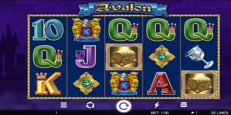Übersicht Avalon Spielautomat
