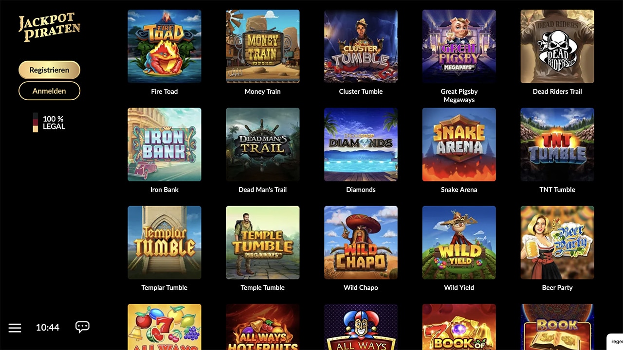 Neue Spielautomaten von Relax Gaming für Jackpot Piraten Casino