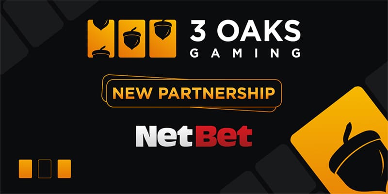 NetBet Casino erweitert mit 3 Oaks Gaming das Spielangebot