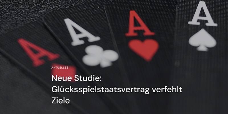 Studie zum Online-Glücksspielmarkt in Deutschland – die Hälfte spielt illegal