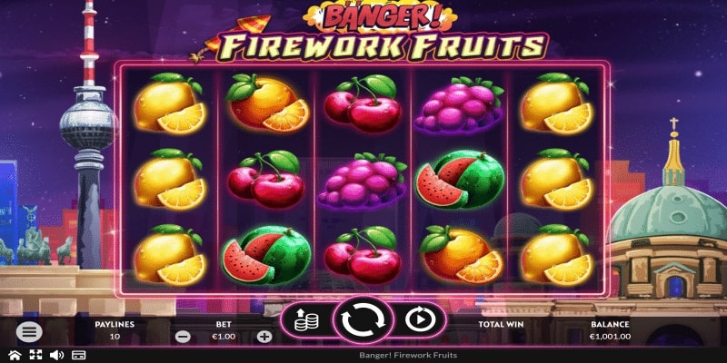 Übersicht Banger! Firework Fruits Spielautomat