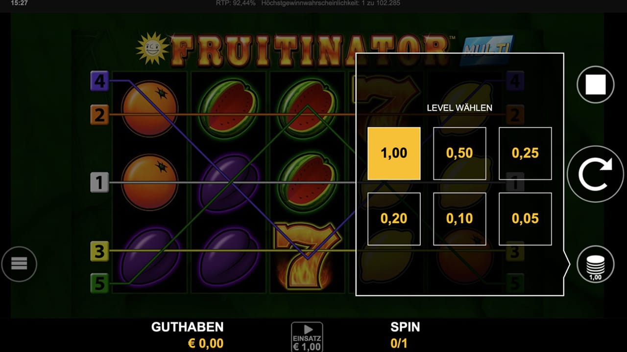 Fruitinator Multi Plus (Reel Time Gaming)