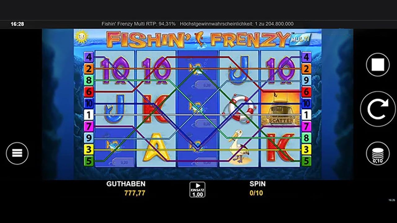 Fishin' Frenzy Multi (Merkur Gaming)