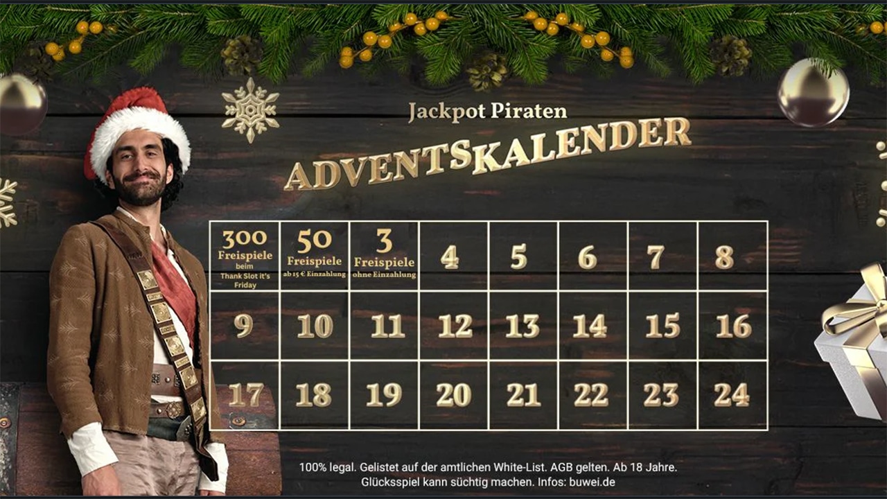 online casino jackpot piraten adventskalender 2023
