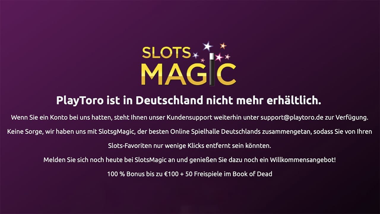 playtoro casino geschlossen
