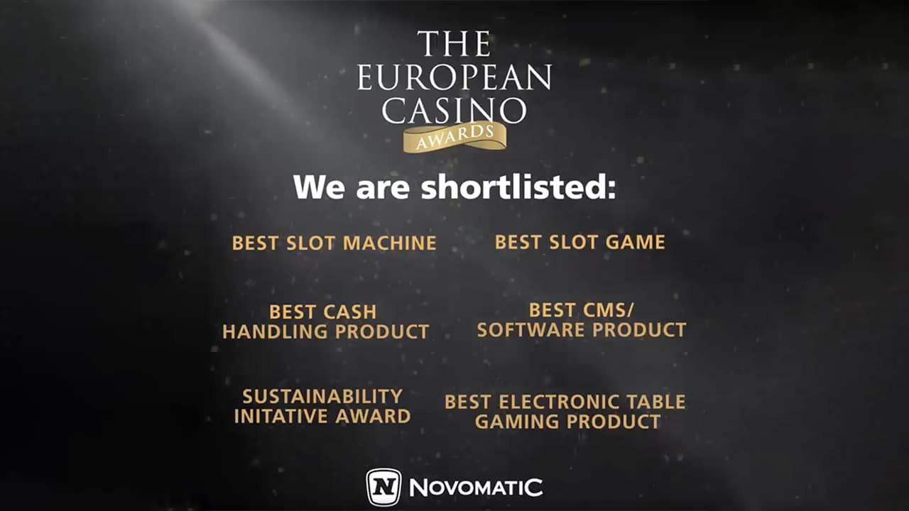 Novomatic auf der Gaming Awards Shortlist