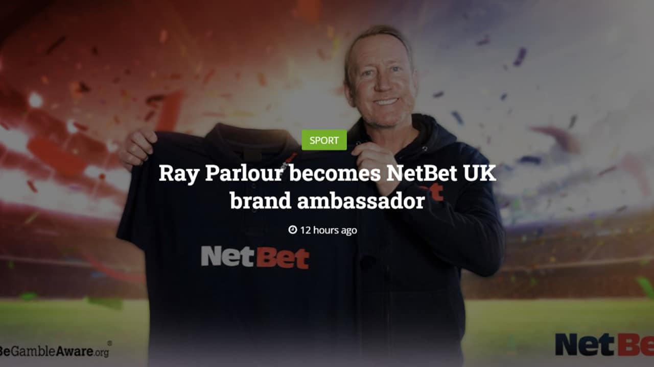 NetBet verpflichtet Arsenal-Legende Ray Parlour
