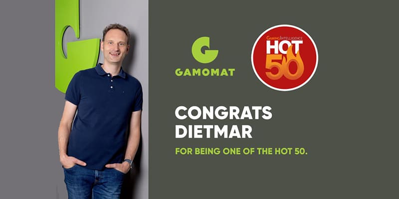 Gamomat CEO Dietmar Hermjohannes auf der Gaming Intelligence HOT 50 2024