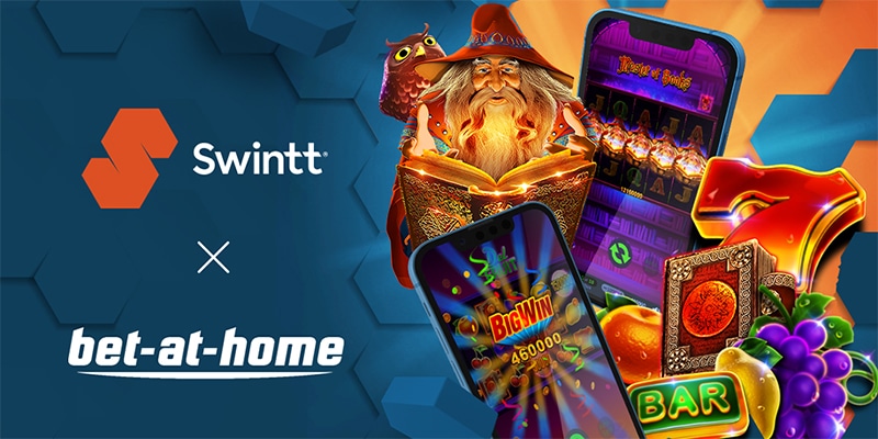 Das bet-at-home Online Casino Deutschland bekommt Swintt Casinospiele!