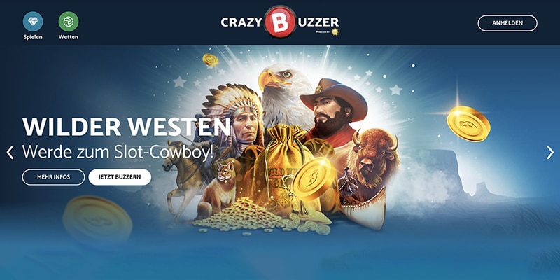 CrazyBuzzer Casino verteilt täglich 2000 Freispiele