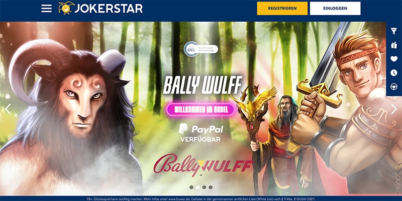 Bally Wulff bringt mit Jokerstar Casino Sun Fire online