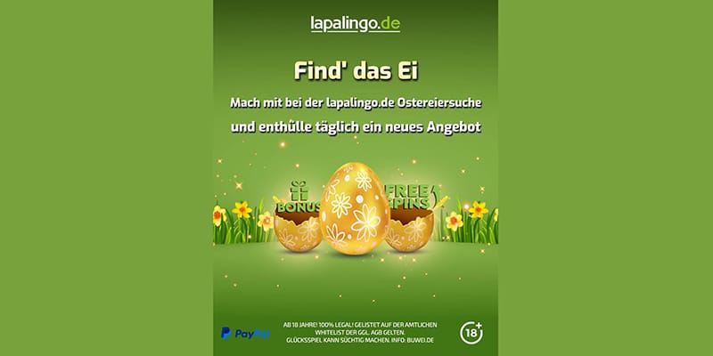 Find’ das Ei bei der Lapalingo Ostereiersuche 2024