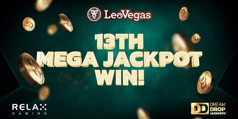 LeoVegas Casino: Relax Gaming Dream Drop Mega Jackpot gefallen!