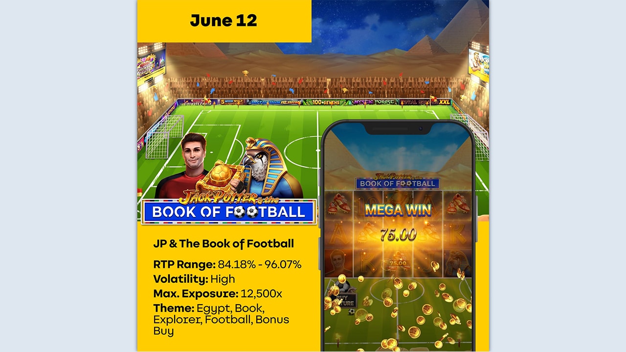 Jack Potter & The Book of Football Fussball Spielautomat