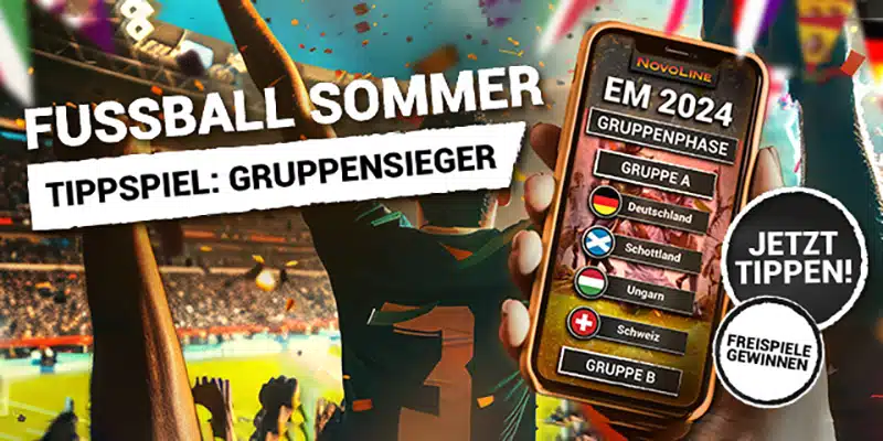 NOVOLINE EM Tippspiel &ndash; gratis Freispiele gewinnen!