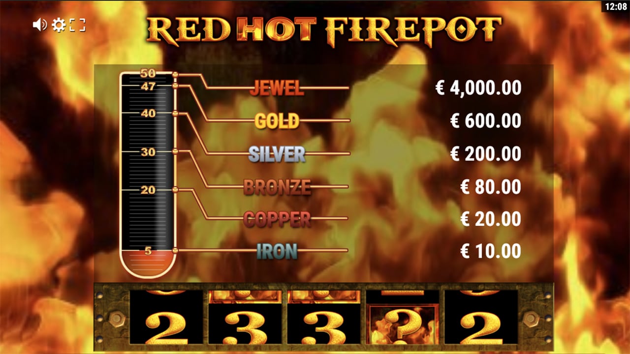 Red Hot Firepot Jackpot Höhe 
