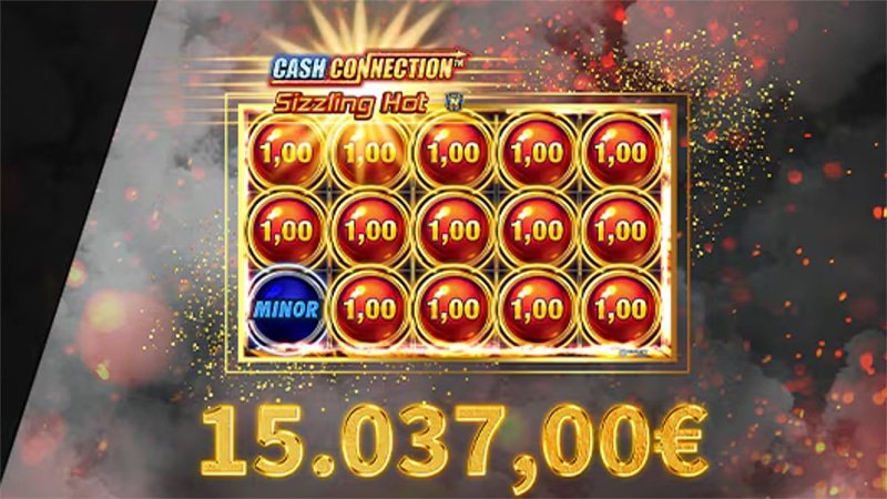 Cash Connection Sizzling Hot Jackpot bei StarGames Casino geknackt