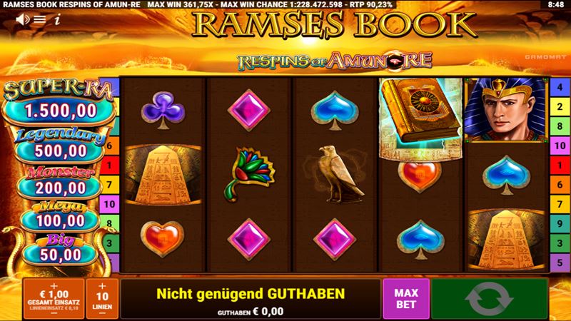 Ramses Book Respins of Amun-Re 