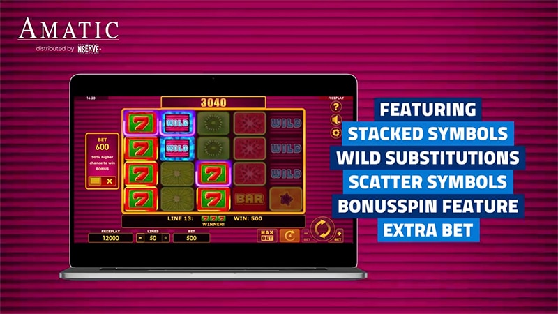 Neuer Amatic Slot Fruit Box Boost mit Bonusspin Feature!