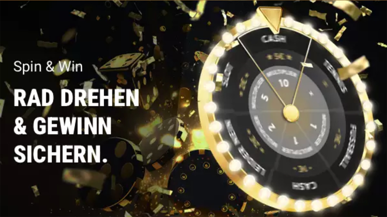 Interwetten Spin and Win Online Casino Glücksrad