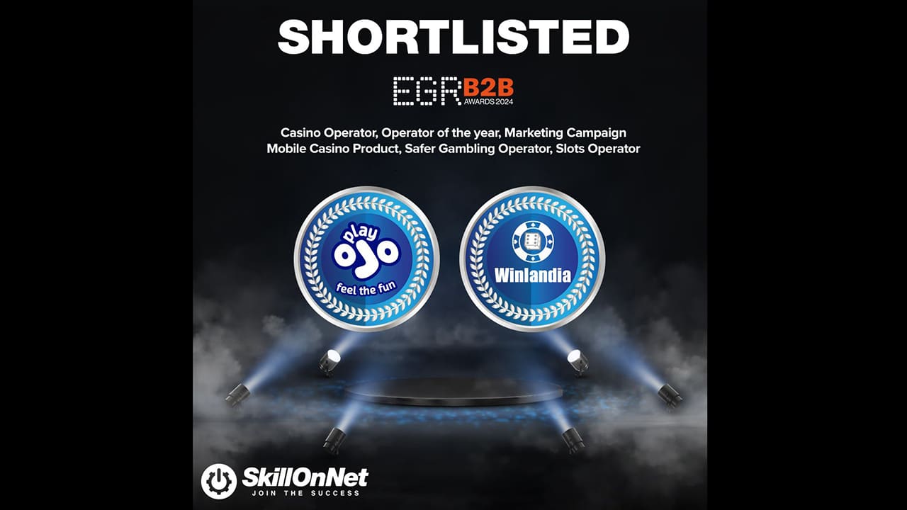 SkillOnNet mit PlayOJO und Winlandia bei den EGR Operator Awards 2024