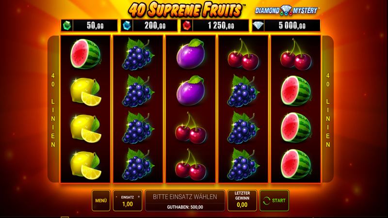 Diamond Mystery - 40 Supreme Fruits 