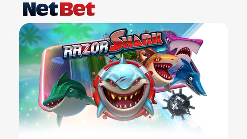 NetBet Bonus: 200 Freispiele auf Razor Shark gewinnen!