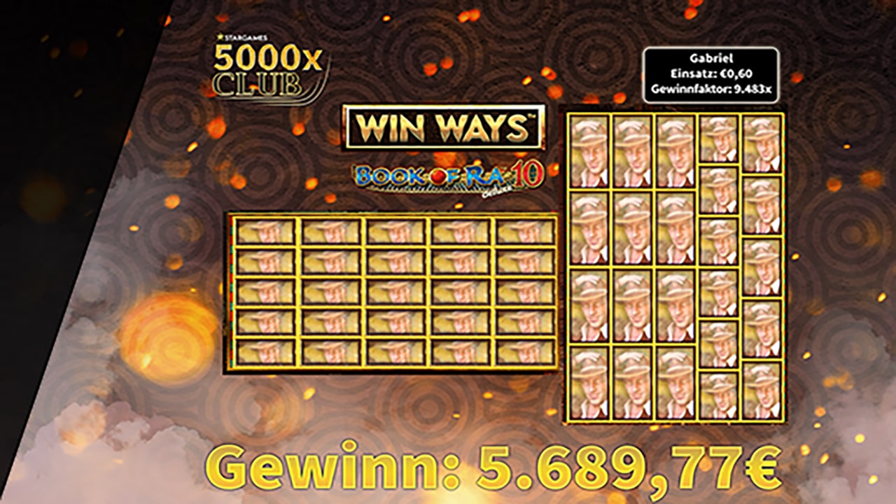 Book of Ra deluxe 10 Win Ways Freispiele bringen den Großgewinn